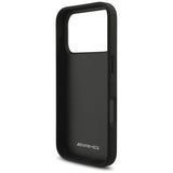 AMG Leather Debossed Lines Logo Case for iPhone 17 Pro 6.3" Black - AMHCP17LGSEBK