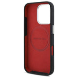 Mercedes Benz AMG Silicone Graphics Case with MagSafe for iPhone 16 Pro 6.3" Black & Red - AMHMP16L24SSRRK