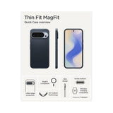 Spigen Thin Fit Case with Pixelsnap for Google Pixel 10 Pro XL 6.8" Metal Slate - ACS09723