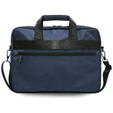BMW M Series Nylon Pockets 16" Laptop Bag with Metal Logo Navy Blue - MBCB15PNYPOV
