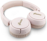 Guess Script Metal Logo On Ear Wireless Headphone Pink - GUBHV6SCP