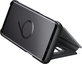 Samsung Galaxy S9 Clear View Standing Cover Black - EF-ZG960CBEGWW