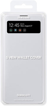 Samsung Galaxy A71 S View Wallet Cover White - EF-EA715PWEGEU