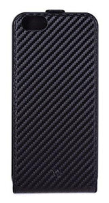 Xqisit Flipcover Carbon for 5.5 inch iPhone 6 Plus - Black