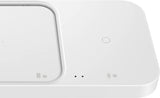 Samsung White 15W Wireless Charging Pad Duo - EP-P5400BWEGEU