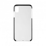 Xqisit Mitico Bumper TPU for iphone XS Max Black Clear Case Back Cover 32994