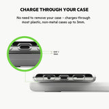 Belkin 15W Qi Dual Wireless Charging Pad with UK Plug White - WIZ008myWH