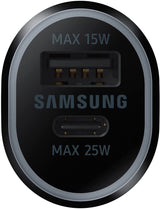 Samsung 40W Dual USB Car Charger Black - EP-L4020NBEGEU