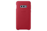 Genuine Samsung Red Leather Cover Case for Galaxy S10e EF-VG970LREG