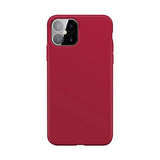 XQISIT Silicone Case for iPhone 12/Pro 6.1" Red Soft Touch Cover