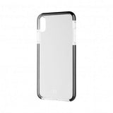 Xqisit Mitico Bumper TPU for iphone XS Max Black Clear Case Back Cover 32994