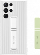 Samsung Galaxy S22 Ultra Protective Standing Cover White/Green - EF-RS908CWEGWW