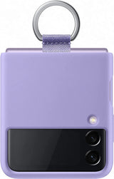 Samsung Galaxy Z Flip 3 Silicone Cover with Ring Lavender - EF-PF711TVEGWW