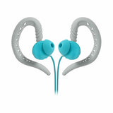 JBL Focus 100 Grey Blue Sport Wired Sweat Proof Headphone JBLFOCU100TEL