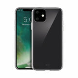 XQISIT Phantom Glass Case for iPhone 11 6.1" Clear Hard Back Cover