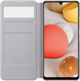 Samsung Galaxy A42 S View Flip Cover White Folio Case EF-EA426PWEG