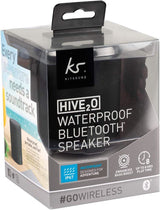 Kitsound Hive2o Waterproof Bluetooth Speaker Black - KSHIV20BK