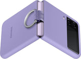 Samsung Galaxy Z Flip 3 Silicone Cover with Ring Lavender - EF-PF711TVEGWW