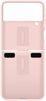 Samsung Galaxy Z Flip 4 Silicone Cover with Ring Pink - EF-PF721TPEGWW
