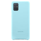 Samsung Galaxy A71 Silicone Cover Blue - EF-PA715TLEGEU