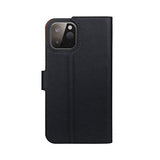 XQISIT Slim Wallet for iPhone 12 Mini 5.4" Black Case with Stand Function