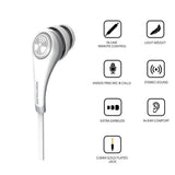 iFrogz Bolt + Ear Pollution Earphone White - IFBLTM-WH0