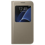 Samsung Galaxy S7 S View Cover Gold - EF-CG930PFEGWW