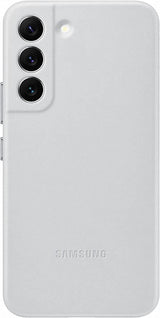 Samsung Galaxy S22 Leather Cover Grey - EF-VS901LJEGWW