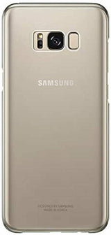 Genuine Samsung S8 Plus Clear Gold Case Back Cover EF-QG955CFEG