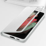 Samsung Galaxy S21 Ultra Clear View Cover Grey - EF-ZG998CJEGEE