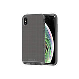 Tech21 Evo Luxe Case for iPhone X XS Max 6.5" Grey Fabric T21-6552