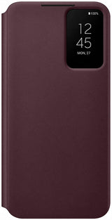 Samsung Galaxy S22 Plus Clear View Cover Burgandy - EF-ZS906CEEGEW