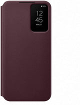 Samsung Galaxy S22 Plus Clear View Cover Burgandy - EF-ZS906CEEGEW
