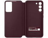 Samsung Galaxy S22 Plus Clear View Cover Burgandy - EF-ZS906CEEGEW