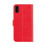 Xqisit Wallet Case Viskan Pouch Cover for iphone X XS 5.8" Red 30606