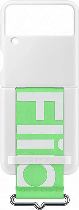 Samsung Galaxy Z Flip 3 Silicone Cover with Strap White - EF-GF711TWEGWW