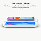 Belkin 10W Qi Wireless Charger with UV Sanitizer White - WIZ011btWH