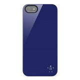 Genuine Belkin Opaque Shield Case Cover iPhone 5 5S SE Indigo Blue F8W159vfC03