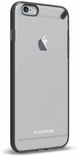 Puregear Slim Shell Case for iPhone 6 6S Plus 5.5" Clear Black 60803PG