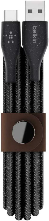 Belkin Duratek Plus 1.2M USB A to USB C Cable Black - F2CU069bt04-BLK