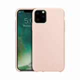 XQISIT Silicone Case for iPhone 12/Pro 6.1" Nude Pink Soft Touch Cover