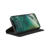 XQISIT Eco Wallet for iPhone 12/Pro 6.1" Black Case with Stand Function