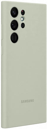Samsung Galaxy S22 Ultra Silicone Cover Olive Green - EF-PS908TMEGWW