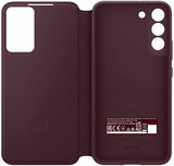 Samsung Galaxy S22 Plus Clear View Cover Burgandy - EF-ZS906CEEGEW