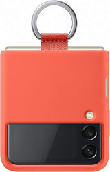 Samsung Galaxy Z Flip 3 Silicone Cover with Ring Coral - EF-PF711TPEGWW