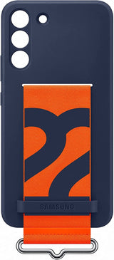 Samsung Galaxy S22 Plus Silicone Cover with Strap Navy - EF-GS906TNEGWW