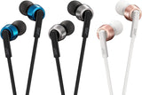 JVC In Ear 3.5mm Headphones with Mic White - HA-FX51M-W-E