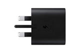 Samsung 3 Amp 25W UK USB C Black Fast Mains Wall Charger EP-TA800