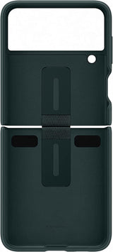 Samsung Galaxy Z Flip 3 Silicone Cover with Ring Green - EF-PF711TGEGWW