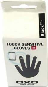 OXO Touch Screen Sensitive Gloves Finger Tip for phone Medium Black